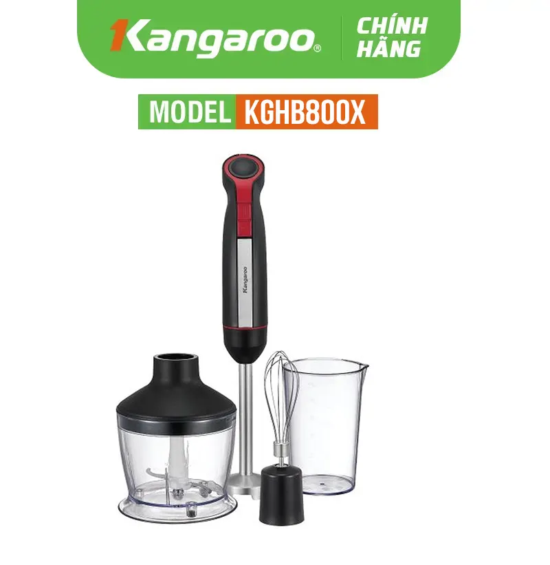 Máy xay sinh tố cầm tay Kangaroo KGHB800X